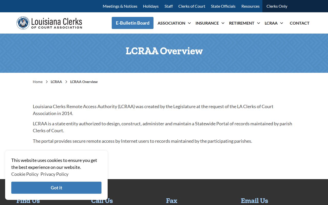 St. Martin Parish court docket source for Louisiana Clerks remote access